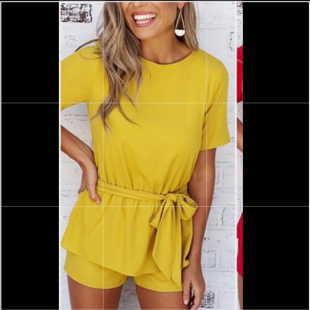 Mustard Romper